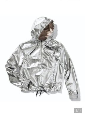 H&M Coachella Hooded Anorak Pullover Jacket